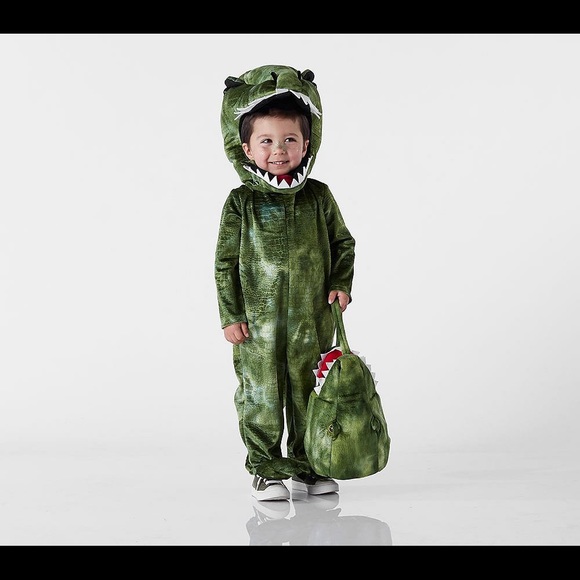 Pottery Barn 3T Light Up T-Rex Halloween Costume - Picture 4 of 6